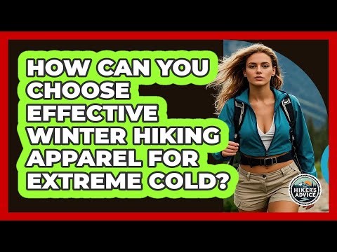 How Can You Choose Effective Winter Hiking Apparel For Extreme Cold? - The Hiker's Advice