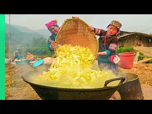 Hmong Army Cooks FEAST for 500 Villagers!!! | TRIBAL VIETNAM EP1