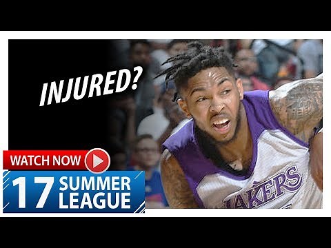 Brandon Ingram Full Highlights vs Clippers (2017.07.07) Summer League - SICK 26 Pts, Injured?