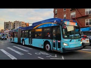 MTA Bus: Five Q53 SBS Buses Together @ Broadway & 75 Street & New Flyer XD40 Q33 + XD60 Q70 SBS