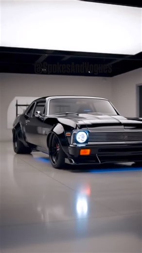 🆂🅿🅾🅺🅴🆂 & 🆅🅾🅶🆄🅴🆂 on Instagram: "Did you know the original Chevy Nova was never meant to be a muscle car?🔥 Yet here we are, This is the Nova reborn. 🚀🖤 #ChevyNova #NovaReborn #AmericanMuscle #MuscleCarCulture #BigBlockPower #454BigBlock #CarRestoration #WidebodyNation #ForgedWheels #CarsofInstagram #CarEnthusiasts #DetroitMuscle #VEOAI #SpokesAndVogues #ClassicMeetsModern #CarLegend #CarVideo #MuscleCarFans #AmericanPerformance #CarReel"