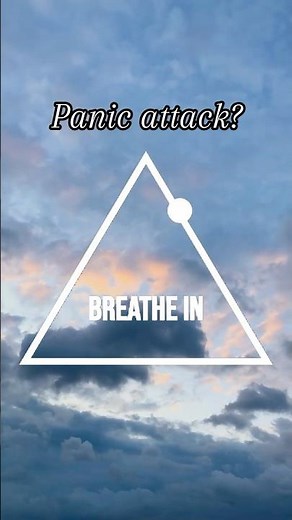 Having a panic attack? Try this simple breathing exercise! #anxietyrelief #breathingexercise