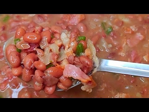 Charro Beans Recipe EASY | How to soak dry beans QUICK! #cooking