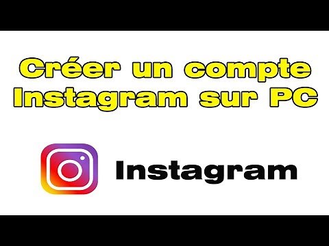 Comment créer un compte Instagram sur PC, Crée un conte instagrame :)