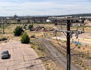 What is Burnham Yard, the proposed site of the new Broncos stadium?
