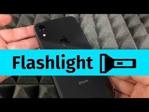 How to Turn On Flashlight on iPhone XR