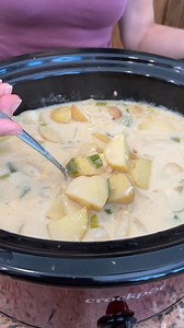 2M views · 9.1K reactions | easy 1 pot meal, loaded creamy potato soup family favorite set it and leave it potato soup, yum! thanks for watching! this video was produced by Network Media and Jacky P | Jacky’s Kitchen | Facebook