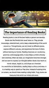 55K views · 1.1K reactions |  Title: English Essay – The Importance...