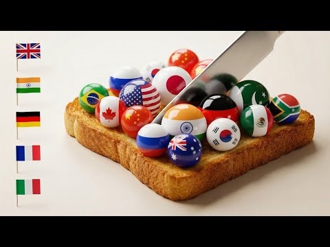 Most Satisfying Flag Toast ASMR 🤯 | Glass Ball to Perfect Spread