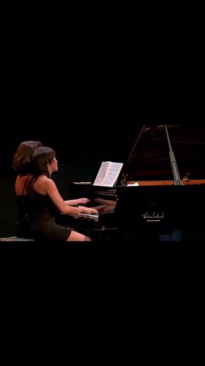 Brahms - Hungarian Dance No. 5 Performance by Yuja Wang and Khatia Buniatishvili