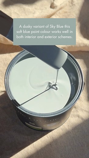 159K views · 438 reactions | This soft, dusky blue shade is one of the oldest hues on our colourcard. A beautiful accompaniment to flowers and greenery that provides a timeless appearance. #CelestialBlue | The Little Greene Paint Company | Facebook