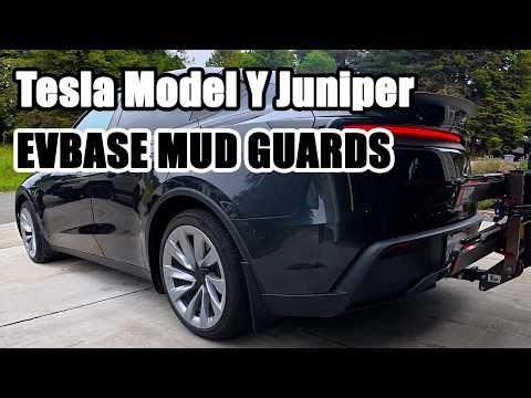 EVBASE Mud Guards for Tesla Model Y Juniper: Stop Rock Chips for Good!