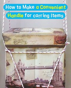 5.3K views · 14 reactions | How to make a convenient handle for carring item | ShareHows | Facebook