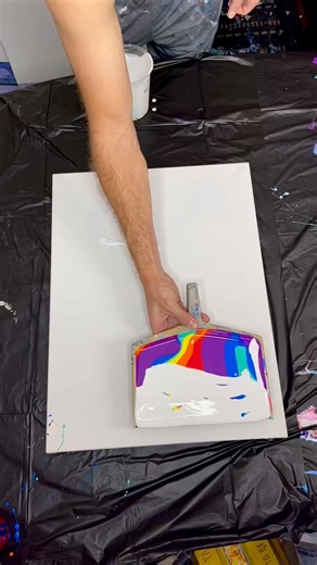 100K views · 1.5K reactions | Futuristic Painting #fluidart #abstractart #modernart | Allison12 | Facebook