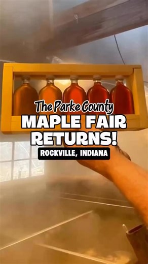 Come visit Parke County this weekend for The Parke County Maple Fair! 🍁🥞 Come out for tasty pancakes, local maple syrup, shopping and more! Feb 21-22, Feb 28-Mar 1, 2026 at Parke County 4-H Fairgrounds. | Parke County Indiana