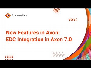 Introduction to Axon-EDC Integration New Features in Axon 7.0