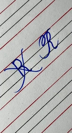 Letter R in Cursive | Beautiful way to write Letter R | Cursive Handwriting | Name in Cursive |