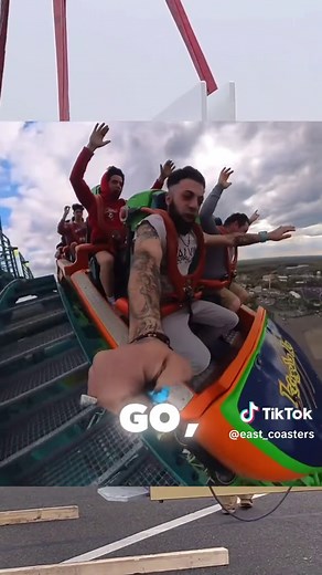 Unloading Six Flags Great Adventure’s New Purple Coaster!