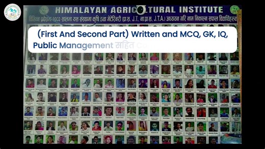 Admission open #New Group गण्डकी, बाग्मती, कर्णाली , कोशी, संघ र 7 वटा प्रदेश पाठ्यक्रमा आधारित विशेष (#Physical / Online Class) (कृषि तथा Vet) Agriculture Officer , JT,JTA, #चौथो/पाचौं,सातौं तह #अब New Group B-1 - 100% NEW Group (कात्तिक 12 गते देखि ) #सुदुरपशिम, बाग्मती, कोशि, लुम्बिनी, गण्डकी , कर्णाली प्रदेश को पाठ्यक्रममा आधारित विशेष कक्षा =================================== #हामि सग सम्बन्धि बिसयका बिज्ञ , चर्चित लेखक तथा प्रशिक्षक सरहरुको नियमित Class हुन्छ । इच्छुक विद्यार्थी हरुले समयम