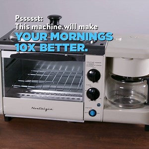 This machine can literally make your ENTIRE breakfast for you. Buy it now on Wayfair: https://fave.co/2s92e4Z (We may $ off this link!) | Delish