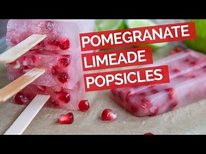 Pomegranate Limeade Popsicle Recipe