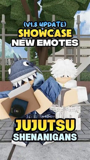 JJS v1.8 Emote Showcase (Jujutsu Shenanigans) #jujutsushenanigans #jjs #roblox