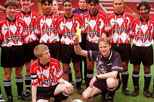 18 colourful photos of school football players in Sheffield during the 1990s