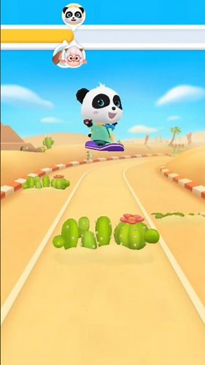 BabyBus Panda Desert Run Adventure 🐼🌵 | Fun Endless Runner Game for All Ages#BabyBus #PandaGame