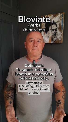 How to pronounce Bloviate! English Pronunciation, Meaning, Synonyms, Etymology, and Examples!