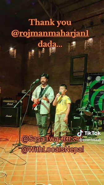 Performance at Sasa Twa with Rojman Maharjan