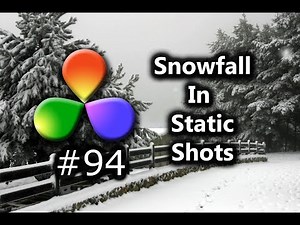 How To Create A Snowfall Effect In Static Shots In DaVinci Resolve