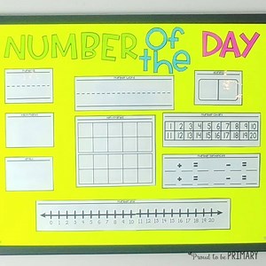 18K views · 119 reactions | How do you build number sense and keep children excited and engaged while learning about numbers? You might enjoy this Number of the Day poster - it's F-R-E-E! --> https://proudtobeprimary.com/number-of-the-day-poster | Proud to be Teaching Primary | Facebook