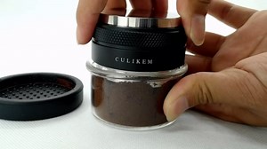 CULIKEM-Espresso Tamper Coffee Distributor Tool - Dual Head Espresso Leveler Fits for Portafilter, Espresso Hand Tamper