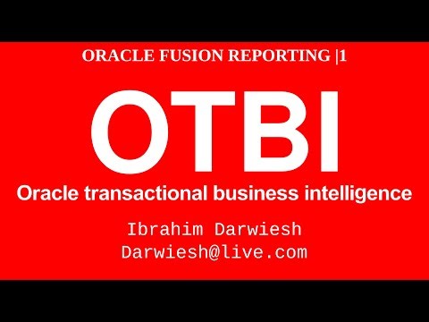 Oracle Fusion Reporting-Arabic|01|OTBI