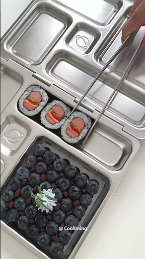 Pack a Bento for My Daughter - day 95 🍱 和我一起做便當#lunchbox #cooking #bento #asmrvideo #food