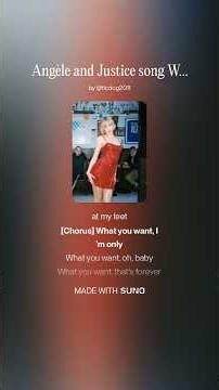 Angèle and Justice song What you Want English translation.#song #remix #lyrics