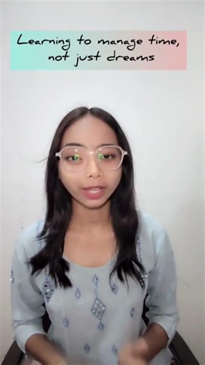 Learning to manage time, not just dreams✨🤞 #Planning #GrowthMindset #SmartWork#motivation #dreambig