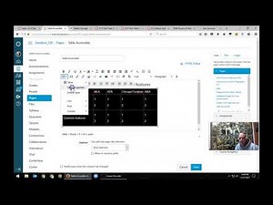 Canvas - Making an Accessible Table