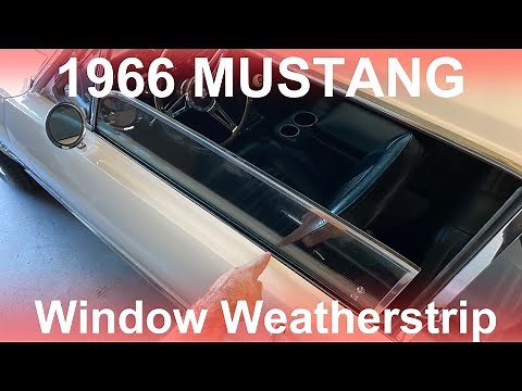 How to Install the Beltline Weather Strip in a 1966 Mustang