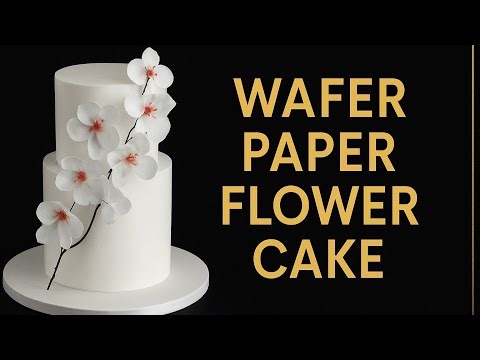 Wafer Paper Flower Tutorial / Elegant Flower For Beginners .