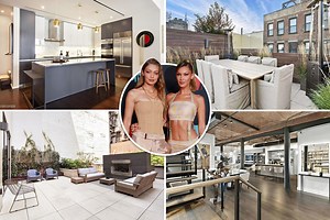 Inside Gigi and Bella Hadid's lavish $16m Manhattan penthouses featuring jacuzzi tubs, trendy art and rooftop patios