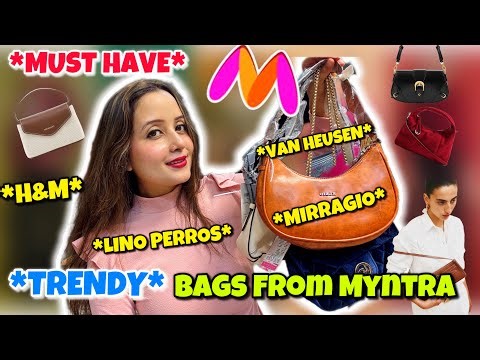 Myntra “HUGE” Bags Haul 😍Hand Bag, Shoulder Bag, Sling Bag & More ||Neha Singh #myntra #myntrafinds