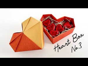 Origami Heart Box 3♥️