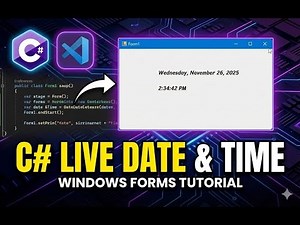 How to Display Live Date & Time in C# Windows Forms Application