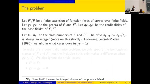 The relative class number one problem for function fields, I