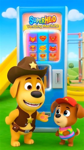 Superhero Milkshake Adventure | Superhero Vending Machine | Kids Cartoon