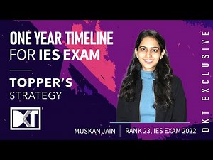 UPSC IES | One Year Timeline For Indian Economic Service Exam | By Muskan Jain, Rank 23 IES 2022