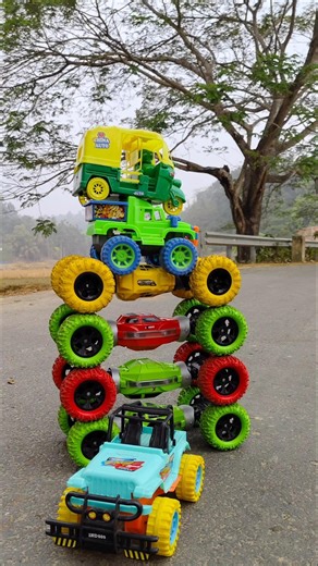 Wow 😲 seven remote control moka cars racing By hands 🏎️||