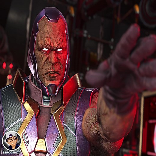 Darkseid vs Sub Zero Fight with Fake Blood in Injustice 2