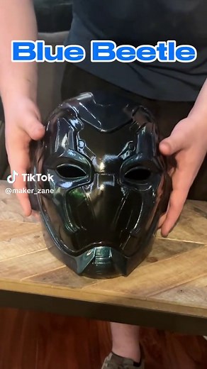 💙Blue Beetle Helmet Full Build💙#bluebeetle #dc #cosplay #3dprinted #3dprint #comic #dcu